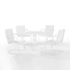 Bates 5pc Outdoor Dining Set - White - Crosley