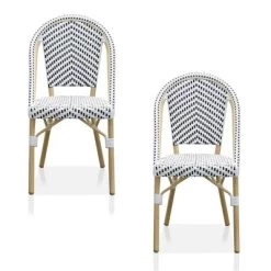 3pc Arna Patio Chair Set With Side Table - MiBasics