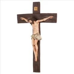 Design Toscano Crucifixion Of Christ Cross Wall Sculpture: Medium -Outdoor Garden GUEST 015f8a7d 2d1d 4a9a 8a95 6ef281480aae