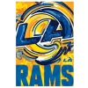 Evergreen NFL Los Angeles Rams Garden Suede Flag 12.5 X 18 Inches Indoor Outdoor Decor