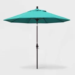 9' Aluminum Collar Tilt Crank Sunbrella Patio Umbrella - California Umbrella -Outdoor Garden GUEST 03bea0ee 0b3c 4786 9e5a 9041edfd95fb