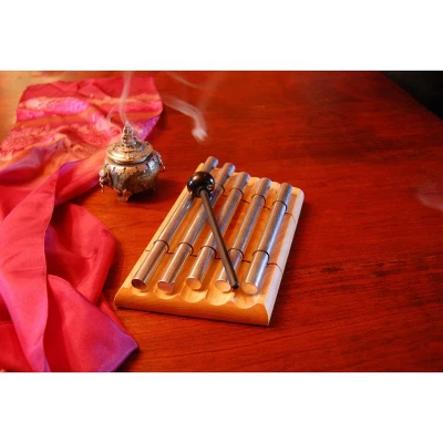 Woodstock Wind Chimes For Outside, Garden Décor, Outdoor & Patio Décor, Woodstock Zenergy Chime Silver Meditation Chimes 1 Woodstock Wind Chimes For Outside, Garden Décor, Outdoor & Patio Décor, Woodstock Zenergy Chime Silver Meditation Chimes