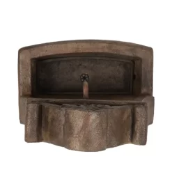 Finley Outdoor Single Spout Fountain - Light Brown - Christopher Knight Home -Outdoor Garden GUEST 04d23441 12b9 4591 9dcd 9d3d034de1bb