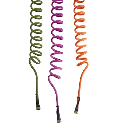 Gardener's Supply Company Ultra Lightweight Coil Garden Hose | Expandable & Retractable BPA Free For Outdoor Garden Watering Drinking Water Safe | 50' 2 Gardener's Supply Company Ultra Lightweight Coil Garden Hose | Expandable & Retractable BPA Free For Outdoor Garden Watering Drinking Water Safe | 50' - Image 2