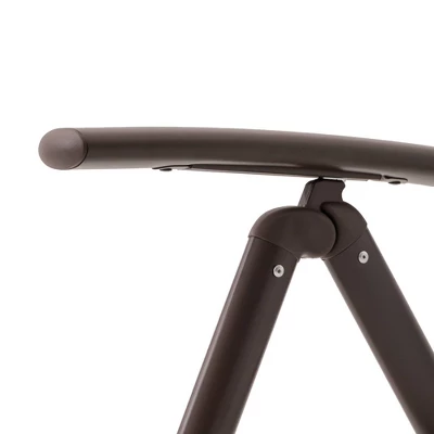 3pc Outdoor Set With Aluminum Adjustable Chaise Lounge & Table Set - Black/Gray - Crestlive Products 8 3pc Outdoor Set With Aluminum Adjustable Chaise Lounge & Table Set - Black/Gray - Crestlive Products - Image 8