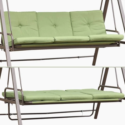 Aoodor Patio Porch Swing Olefin Fabric - 2 In 1 7 Aoodor Patio Porch Swing Olefin Fabric - 2 In 1 - Image 7