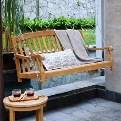 Sherwood Teak Porch Swing - Cambridge Casual -Outdoor Garden GUEST 06f5a56d d079 4bb0 9476 3f93ff85bc70