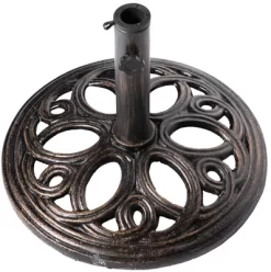 Gardenised Outdoor Patio Cast Iron Umbrella Base Holder Stand -Outdoor Garden GUEST 073fee2c 2a47 4d0d a27d 5d5d2bb010a3