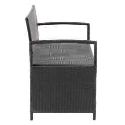 Parksville Patio Storage Bench - Black - CorLiving -Outdoor Garden GUEST 08f62840 01fb 43f3 a1aa aec5f385b699