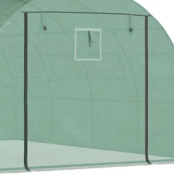 Outsunny Walk-in Tunnel Greenhouse With 2 Zippered Mesh Doors Upgraded Hot House, Green, 13' X 10' X 6.5' -Outdoor Garden GUEST 0942f4bd 751f 4d36 b00d 0ac0395e2c60