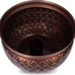 BirdRock Home Decorative Water Hose Pot - Copper - Drainage Hole - Group 8 BirdRock Home Decorative Water Hose Pot - Copper - Drainage Hole - Group -Outdoor Garden GUEST 09772c9e 4a2d 4c3a 99a0 9c714e12671b