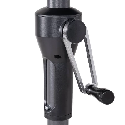 Crestlive Products 9'x5' Rectangular Tilting Double Top Patio Aluminum Market Umbrella Navy Blue 2 Crestlive Products 9'x5' Rectangular Tilting Double Top Patio Aluminum Market Umbrella Navy Blue - Image 2