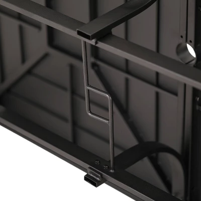 7pc Outdoor Dining Set With 6 Chairs With Seat & Back Cushions & Metal Rectangle Table With Umbrella Hole - Captiva Designs 18 7pc Outdoor Dining Set With 6 Chairs With Seat & Back Cushions & Metal Rectangle Table With Umbrella Hole - Captiva Designs - Image 18