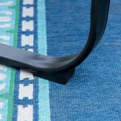 5pc Outdoor Dining Set With Padded Sling C-Spring Chairs & Round Metal Table With Umbrella Hole - Black - Captiva Designs -Outdoor Garden GUEST 0cd399de eace 46e0 bfe9 3246b5e3530d