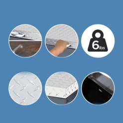 Flybold 36" Griddle Cover With Waterproof Aluminum Diamond Plate And Stainless Steel Handle For Outdoor BBQ Hood Blackstone Griddle Accessories