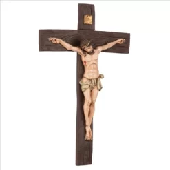 Design Toscano Crucifixion Of Christ Cross Wall Sculpture: Medium