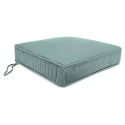 Outdoor Boxed Edge Seat Cushion- Sunbrella-Jordan Manufacturing -Outdoor Garden GUEST 0f90c333 dfa1 498c b477 5e2ad8f38928