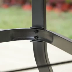 5pc Patio Dining Set With Square Table & Padded Arm Chairs - Captiva Designs -Outdoor Garden GUEST 134f5307 c8c1 457d abe6 55d0f6b8c0ec