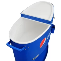 Permasteel 80qt Pepsi Oval Sporty Outdoor Cooler Cart -Outdoor Garden GUEST 1500176b bb19 47e7 9a05 9d8f43b90f22