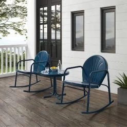 Griffith 3pc Outdoor Rocking Chair Set - Navy - Crosley 15 Griffith 3pc Outdoor Rocking Chair Set - Navy - Crosley -Outdoor Garden GUEST 1501cf63 82f1 4ada ba91 7a5bd415cb3a