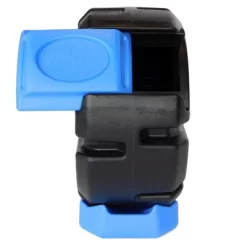 FCMP Outdoor RC2000WB-BLU 19-Gal Plastic Single Chamber Half Size Rolling Composter Outdoor Rotating Garden Compost Bin, Black/Blue (2 Pack) -Outdoor Garden GUEST 1584ea60 5c51 4bcd 963a bc78080286b7