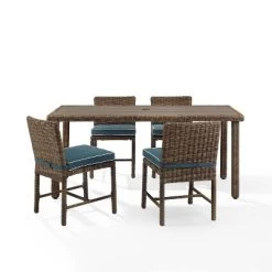 5pc Bradenton Outdoor Steel Dining Set - Crosley -Outdoor Garden GUEST 1600b871 0ff2 482b a3ef 5ff474e3cdb1