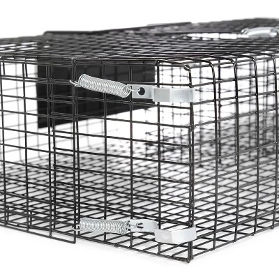 Rugged Ranch Large Metal Wire Live Catch & Release Trap Cage W/ Easy Open Top Lid & 2 Door System 3 Rugged Ranch Large Metal Wire Live Catch & Release Trap Cage W/ Easy Open Top Lid & 2 Door System - Image 3