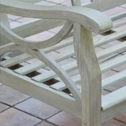 Abbington Teak Patio Sofa With Cushion - Cambridge Casual -Outdoor Garden GUEST 19136e9f 5aa6 40d3 acaa aa456a68668c