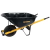 6 Cu. Ft. Barrow In A Box Steel Wheelbarrow With Never Flat Tire And Steel Handles - True Temper