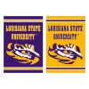 Evergreen Embossed Suede Flag, House Size, Louisiana State University