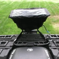 Field Tuff 12V 80 Pound Capacity Broadcast Seed & Fertilizer Spreader With Back Or Front Mounting And Rain Protector For ATV, UTV, Or Utility Tractor -Outdoor Garden GUEST 1b926d07 d70d 4f62 85cb 0e13c4d7a7f0
