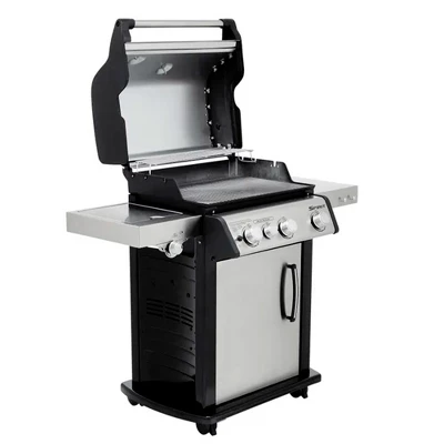 Weber Spirit SP-335 Stainless Steel 3 Burner 32000 BTUs Lidded Liquid Propane Gas Grill With 529 Sq In Cooking Area, Side Burner, And Sear Station 3 Weber Spirit SP-335 Stainless Steel 3 Burner 32000 BTUs Lidded Liquid Propane Gas Grill With 529 Sq In Cooking Area, Side Burner, And Sear Station - Image 3