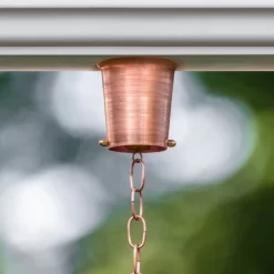 Marrgon 2 Inch Copper Gutter Adapter - Rain Chain Hanger & Diverter -Outdoor Garden GUEST 1e7f7c35 be9f 4e0e 9bb3 05cd83628df1