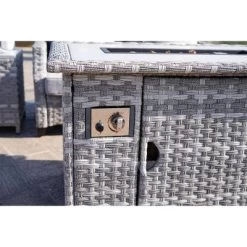 5pc Patio Wicker Conversation Set With Fire Pit Light Gray - Direct Wicker 7 5pc Patio Wicker Conversation Set With Fire Pit Light Gray - Direct Wicker -Outdoor Garden GUEST 1ef11c40 ed83 42c8 9ce6 9323c5533aba