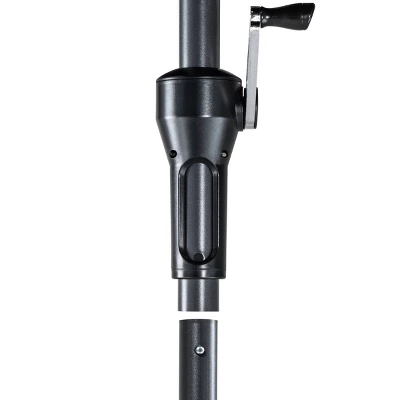 Crestlive Products 9'x5' Rectangular Tilting Double Top Patio Aluminum Market Umbrella Navy Blue 3 Crestlive Products 9'x5' Rectangular Tilting Double Top Patio Aluminum Market Umbrella Navy Blue - Image 3