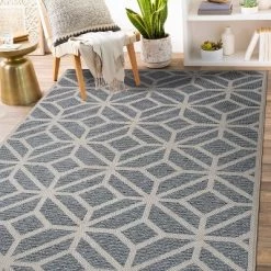 World Rug Gallery Modern Contemporary Geometric Indoor/Outdoor Area Rug -Outdoor Garden GUEST 1f8a27b1 548e 4d66 a7a3 a06237b5bc9c