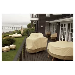 Veranda Deep Patio Loveseat Cover Medium - Light Pebble - Classic Accessories -Outdoor Garden GUEST 208b4dac 842e 4f7b a045 52a86bcb527c