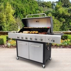 Kenmore 6-Burner XL Grill With Side Propane Gas Burner PG-40611S0L -Outdoor Garden GUEST 2204fade 4d76 45e9 be62 e64bddb4fd49