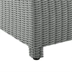 Bradenton 5pc Wicker Conversation Set With Fire Table - Gray - Crosley -Outdoor Garden GUEST 22f4dae0 68c4 4ae1 9707 252cddb473de