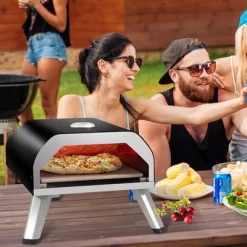 Costway Outdoor Gas Pizza Oven Portable Propane Pizza Stove With Oven Cover Pizza Stone -Outdoor Garden GUEST 24a70573 a841 4033 8483 e989b3f3e213
