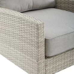 Capella 7pc Outdoor Wicker Sofa Set - Gray - Crosley -Outdoor Garden GUEST 258aad3e 7966 49b2 9095 7b30ac7e1106