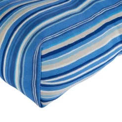 Sapphire Stripe Outdoor Bench Cushion - Kensington Garden -Outdoor Garden GUEST 25f1401a 0055 4d1b 863b d0f0696c3571