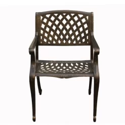 95" Rectangular Modern Ornate Outdoor Mesh Aluminum Patio Dining Set With Four Chairs - Black - Oakland Living 10 95" Rectangular Modern Ornate Outdoor Mesh Aluminum Patio Dining Set With Four Chairs - Black - Oakland Living -Outdoor Garden GUEST 26b2b730 6f41 4c4a 852a e87efd3abd54