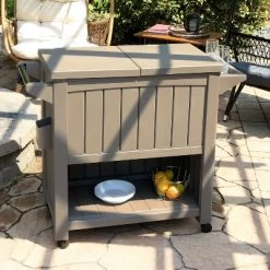 Sunnydaze Decor Sunnydaze Rolling Patio Serving Cart With Prep Table, Cooler And Storage 15 Sunnydaze Decor Sunnydaze Rolling Patio Serving Cart With Prep Table, Cooler And Storage -Outdoor Garden GUEST 26f0a31a 5d3b 42c8 b823 bb41cd3fb5c3