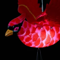 9.25" Plastic And Metal Solar Cardinal Fluttering Wings Wind Chime Red - Exhart 12 9.25" Plastic And Metal Solar Cardinal Fluttering Wings Wind Chime Red - Exhart -Outdoor Garden GUEST 27aafc9a 00dc 4413 aa82 8436937def69