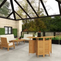 Patio Bar Table Teak - Olivia & May 32 Patio Bar Table Teak - Olivia & May -Outdoor Garden GUEST 284c00b0 ce5d 45e6 a54f fb0a3d7749c9