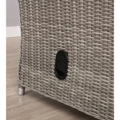 Monaco 3pc Set With 2 Seat Reclining Bench & 2 Ottomans - Gray - Alaterre Furniture -Outdoor Garden GUEST 299864f0 0696 4ce0 a16c e94826f7efde