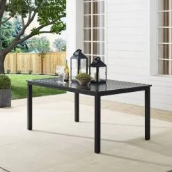 Kaplan Rectangle Outdoor Dining Table Oil Rubbed Bronze - Crosley -Outdoor Garden GUEST 2a954bb9 6b60 4cf9 b0c0 60f87ba2f992