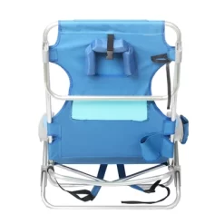 Ostrich LCCOYB-2000B Outdoor Beach Ladies Comfort And On-Your-Back Backpack Beach Chair, Blue -Outdoor Garden GUEST 2e547d52 b514 460d 8627 9263ec9a77f7