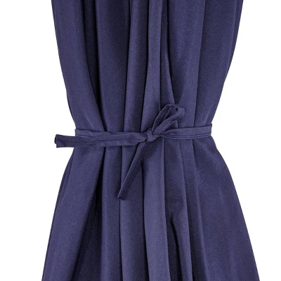 Crestlive Products 9'x5' Rectangular Tilting Double Top Patio Aluminum Market Umbrella Navy Blue 5 Crestlive Products 9'x5' Rectangular Tilting Double Top Patio Aluminum Market Umbrella Navy Blue - Image 5